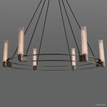 Vallon Glass Round Chandelier