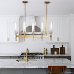 Vallon Linear Chandelier 47"
