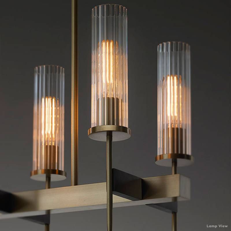 Vallon Linear Chandelier 47"
