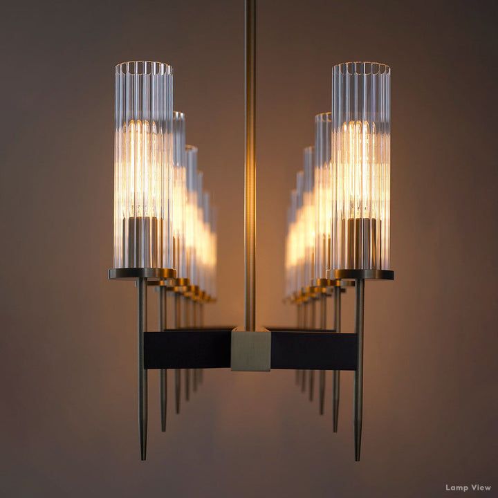 Vallon Linear Chandelier 60"