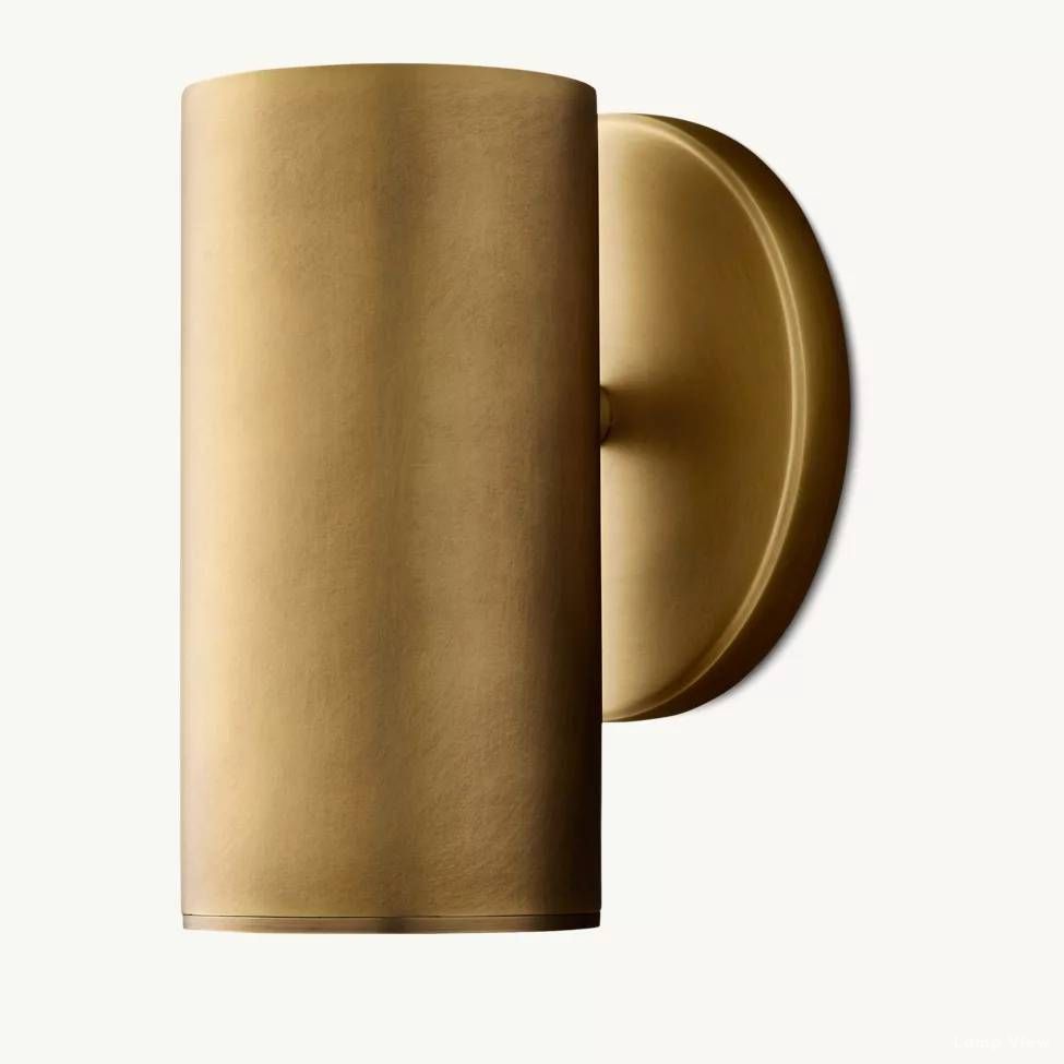 Champeaux Sleek Tube Outdoor Wall Sconce