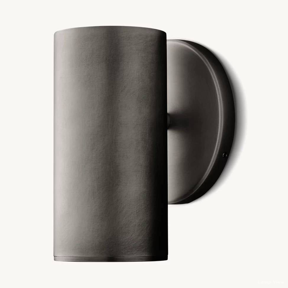Champeaux Sleek Tube Outdoor Wall Sconce