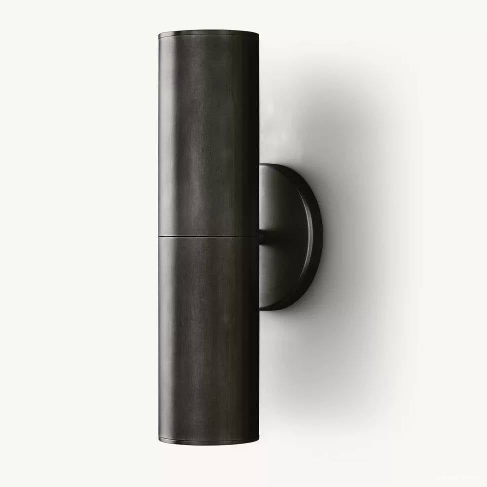 Champeaux Sleek Tube Outdoor Wall Sconce