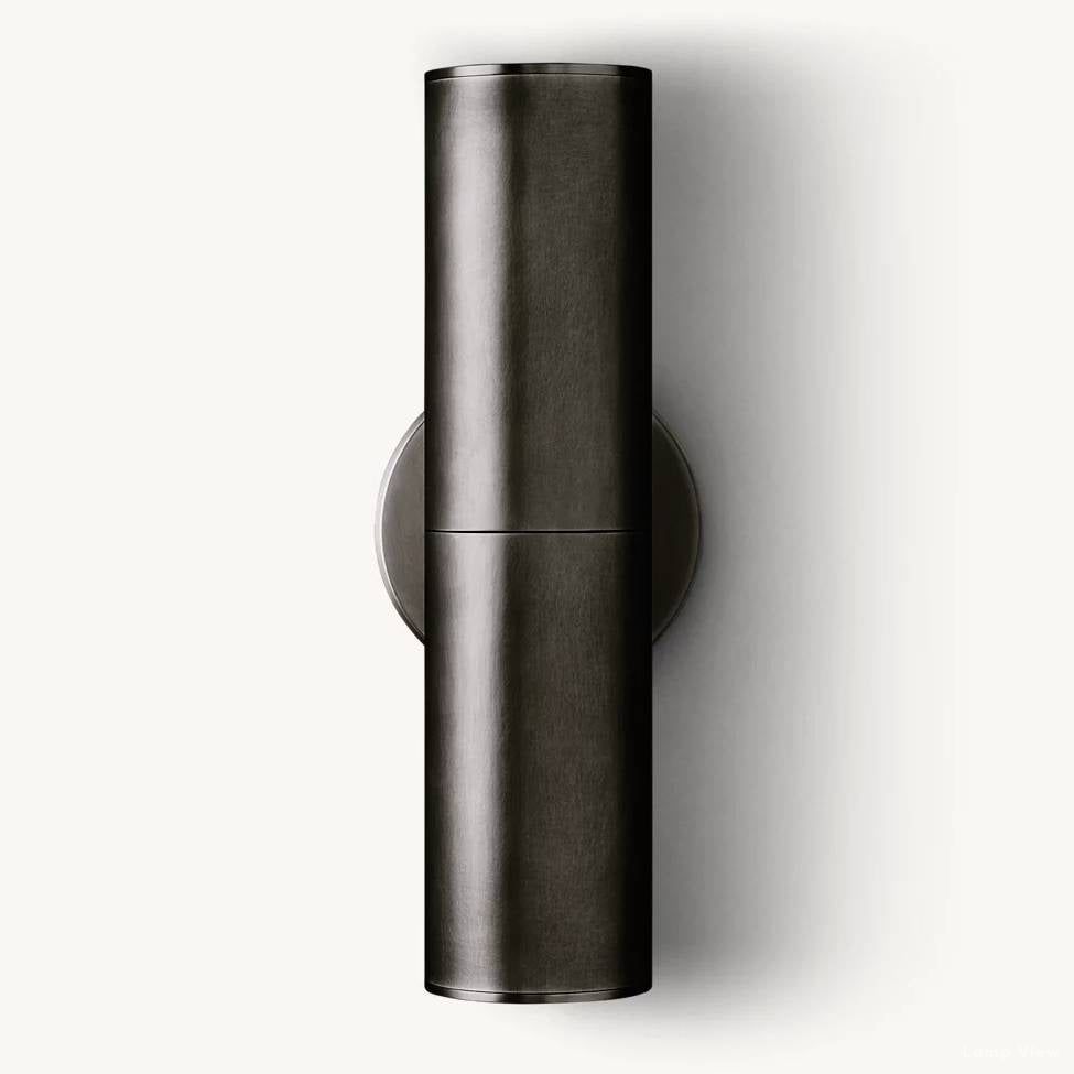 Champeaux Sleek Tube Outdoor Wall Sconce
