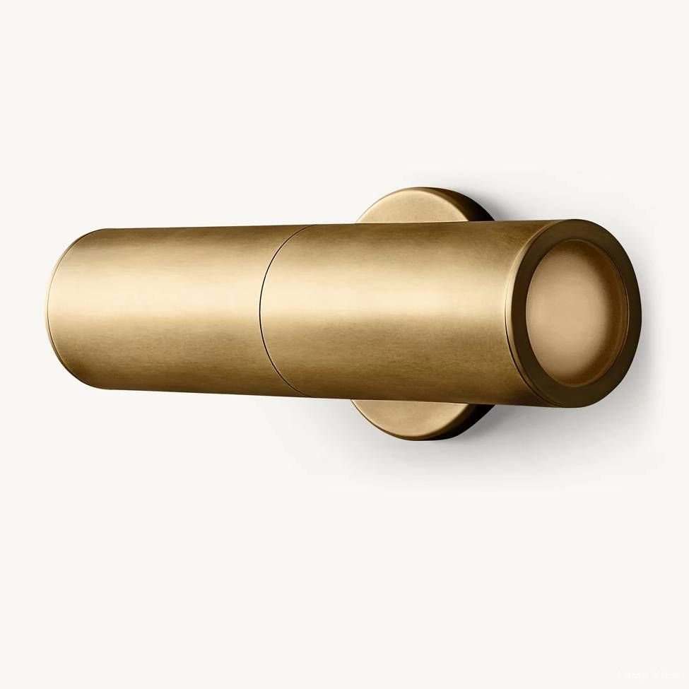 Champeaux Sleek Tube Outdoor Wall Sconce