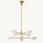 Grendel Paired Echelon Chandelier 38"