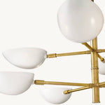 Grendel Paired Echelon Chandelier 38"