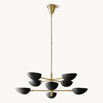 Grendel Paired Echelon Chandelier 38"