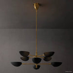 Grendel Paired Echelon Chandelier 38"