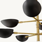 Grendel Paired Echelon Chandelier 38"