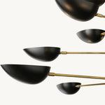 Grendel Paired Echelon Chandelier 70"