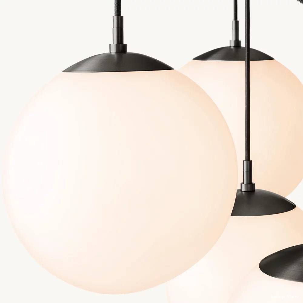 Cimento Multi Globe Suspended Chandelier