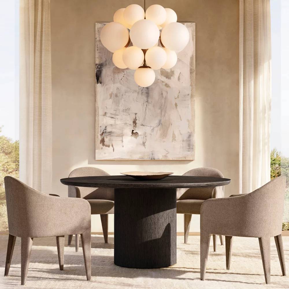Cimento Multi Globe Cluster Chandelier