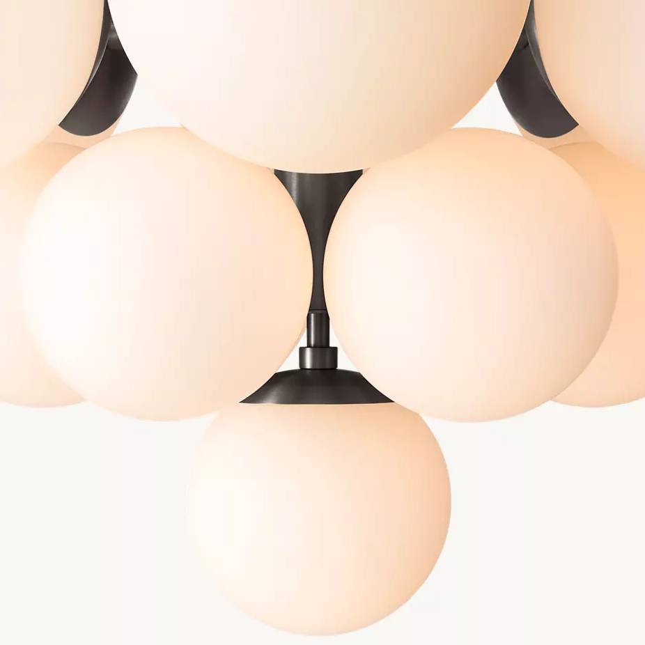 Cimento Multi Globe Cluster Chandelier