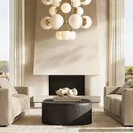 Cimento Multi Globe Tall Chandelier