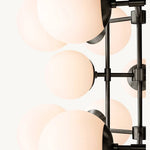 Cimento Multi Globe Tall Chandelier