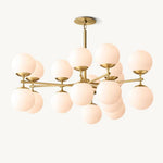 Cimento Multi Globe Linear Chandelier