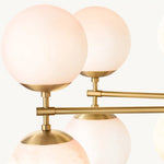 Cimento Multi Globe Linear Chandelier