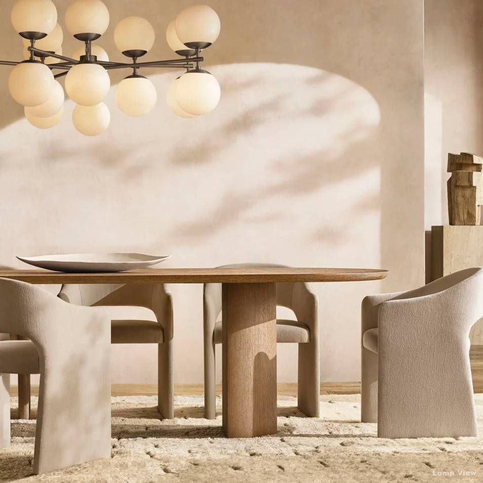 Cimento Multi Globe Linear Chandelier