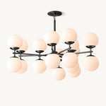 Cimento Multi Globe Linear Chandelier