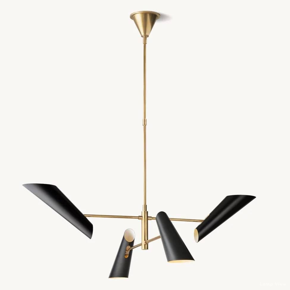 Friston Elevated Cone Round Chandelier 50"