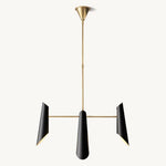 Friston Elevated Cone Round Chandelier 50"