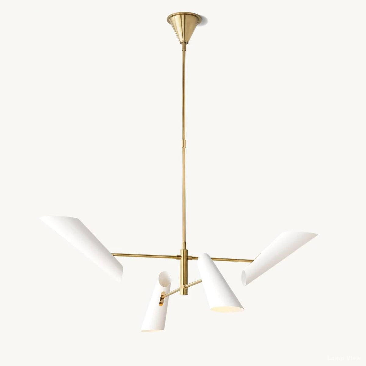 Friston Elevated Cone Round Chandelier 50"