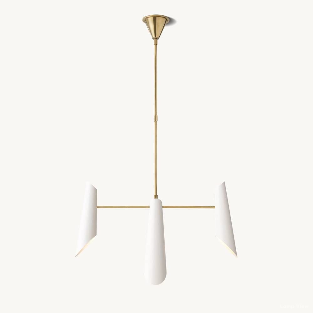 Friston Elevated Cone Round Chandelier 50"