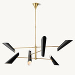 Friston Elevated Cone Round Chandelier 68"