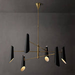 Friston Elevated Cone Round Chandelier 68"