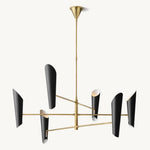 Friston Elevated Cone Round Chandelier 68"