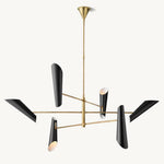 Friston Elevated Cone Round Chandelier 68"