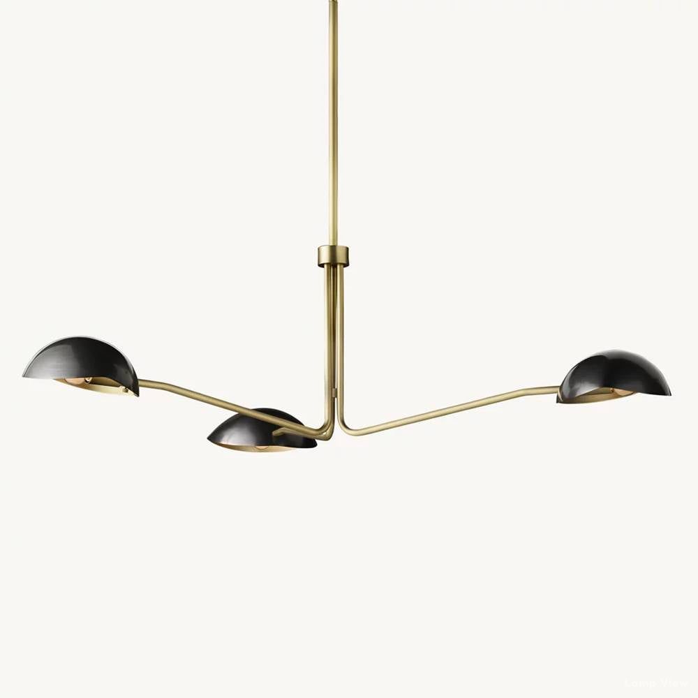 Convessi Undulating Curves Round Chandelier 48"