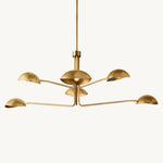 Convessi Undulating Curves Round Chandelier 60"