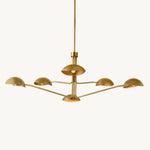 Convessi Undulating Curves Round Chandelier 60"