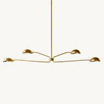 Convessi Undulating Curves Linear Chandelier 72"