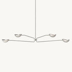Convessi Undulating Curves Linear Chandelier 72"