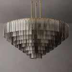 Sirene Molded Glass Round Chandelier 52"