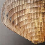 Sirene Molded Glass Round Chandelier 65"