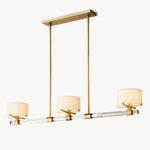 Truman Streamline Crystal Linear Chandelier 54"