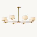 Truman Streamline Crystal Round Chandelier 60"
