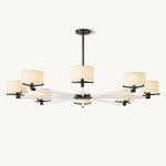 Truman Streamline Crystal Round Chandelier 60"