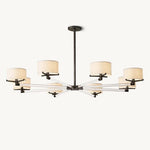 Truman Streamline Crystal Round Chandelier 60"