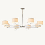 Truman Streamline Crystal Round Chandelier 60"