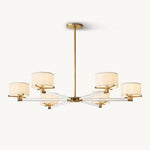Truman Streamline Crystal Round Chandelier 48"