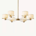 Truman Axis Crystal Round Chandelier 36"