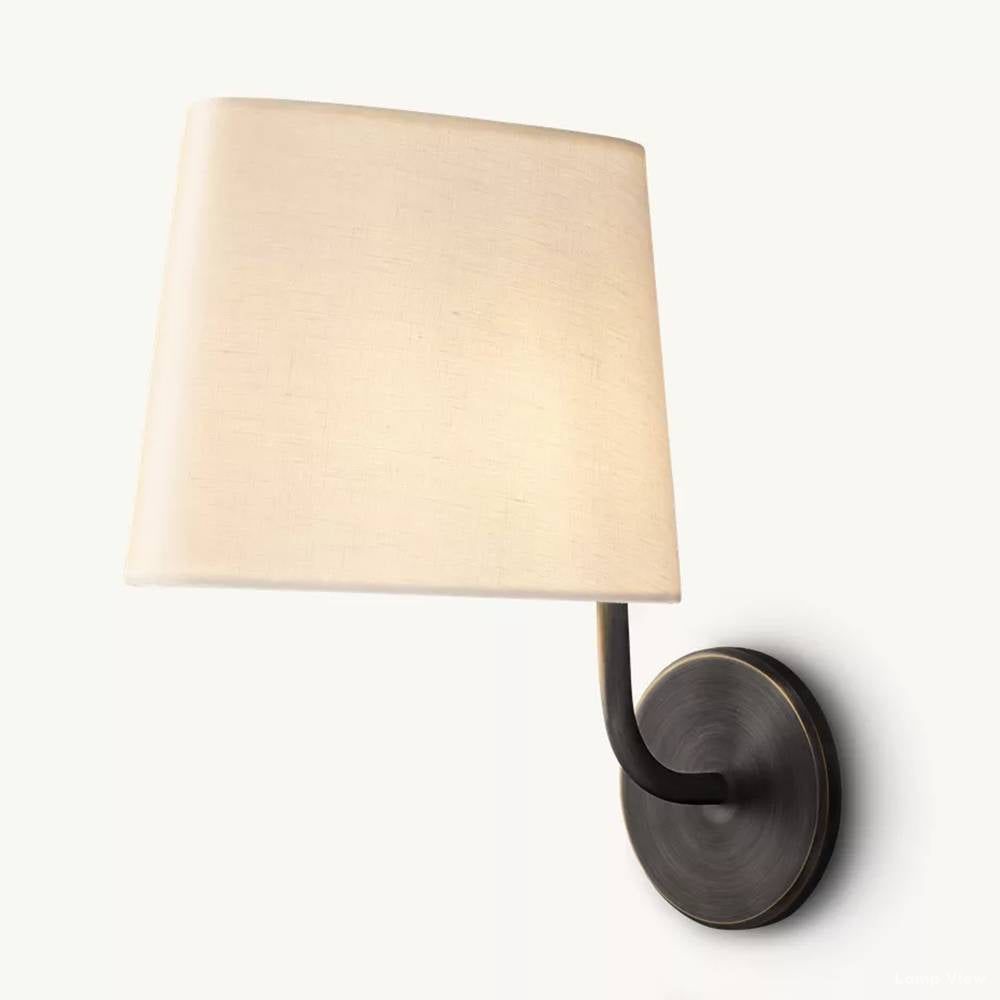 Martineau Conical Linen Wall Sconce