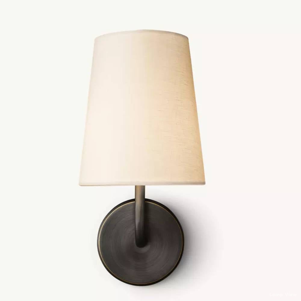 Martineau Conical Linen Wall Sconce