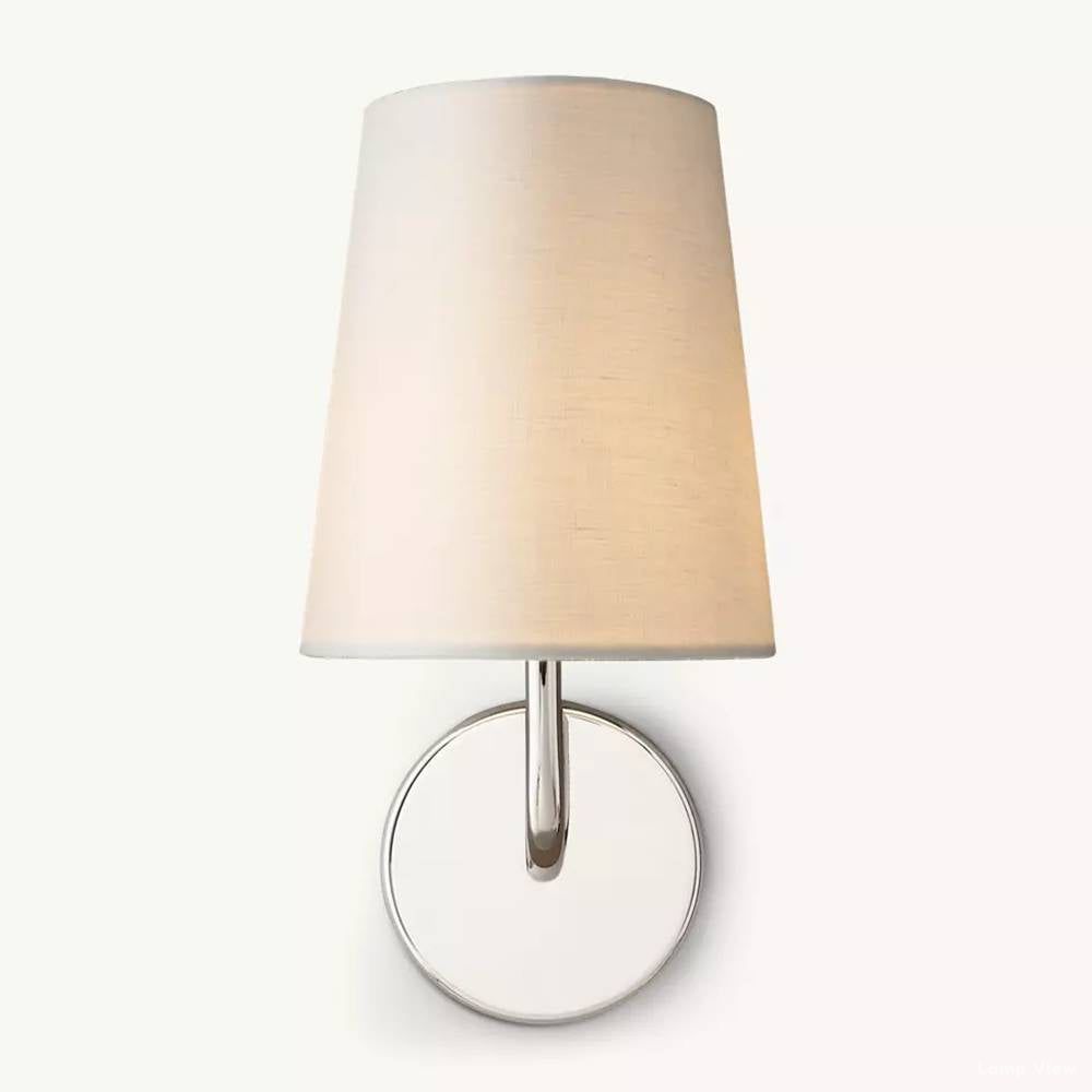 Martineau Conical Linen Wall Sconce