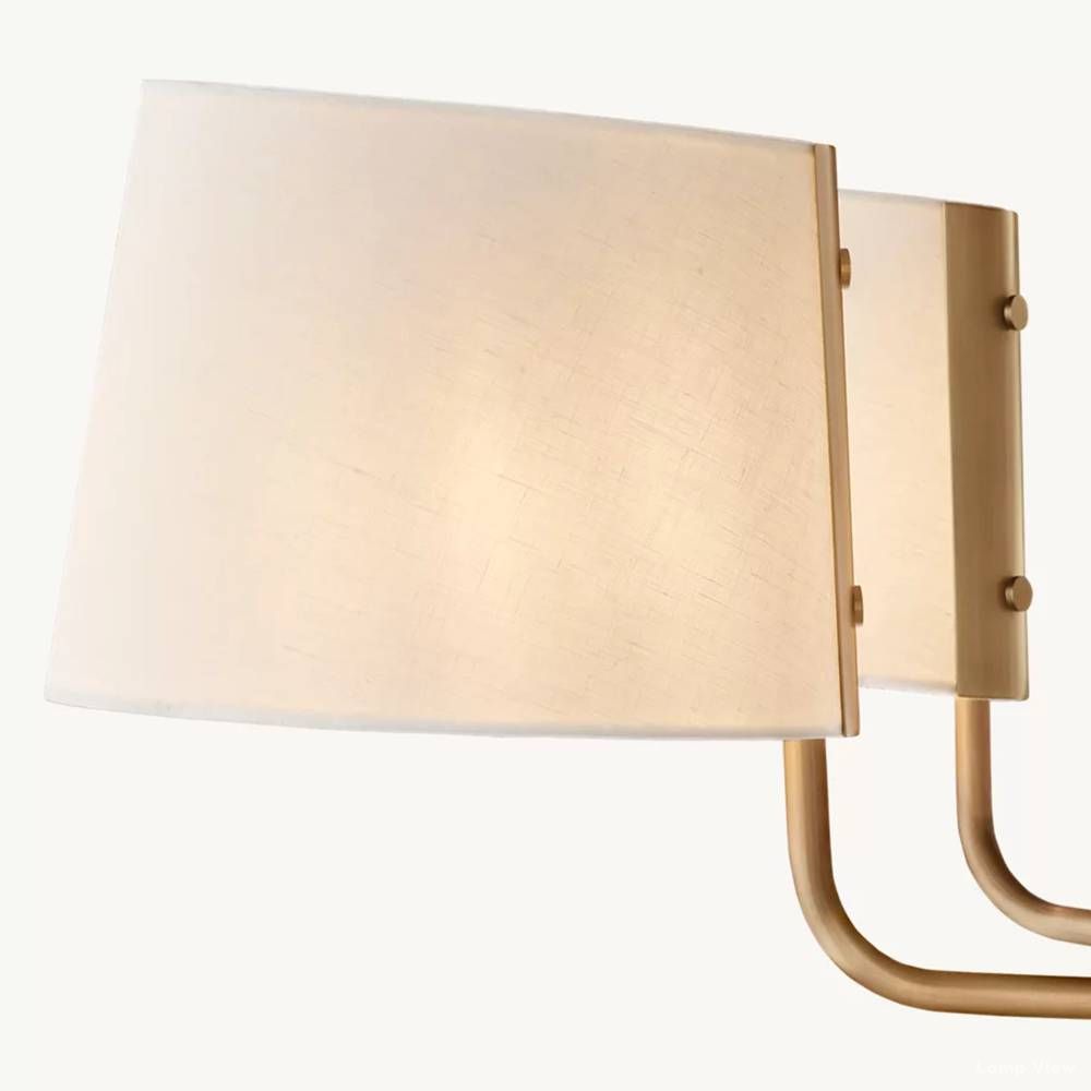 Martineau Conical Linen Linear Chandelier 54"